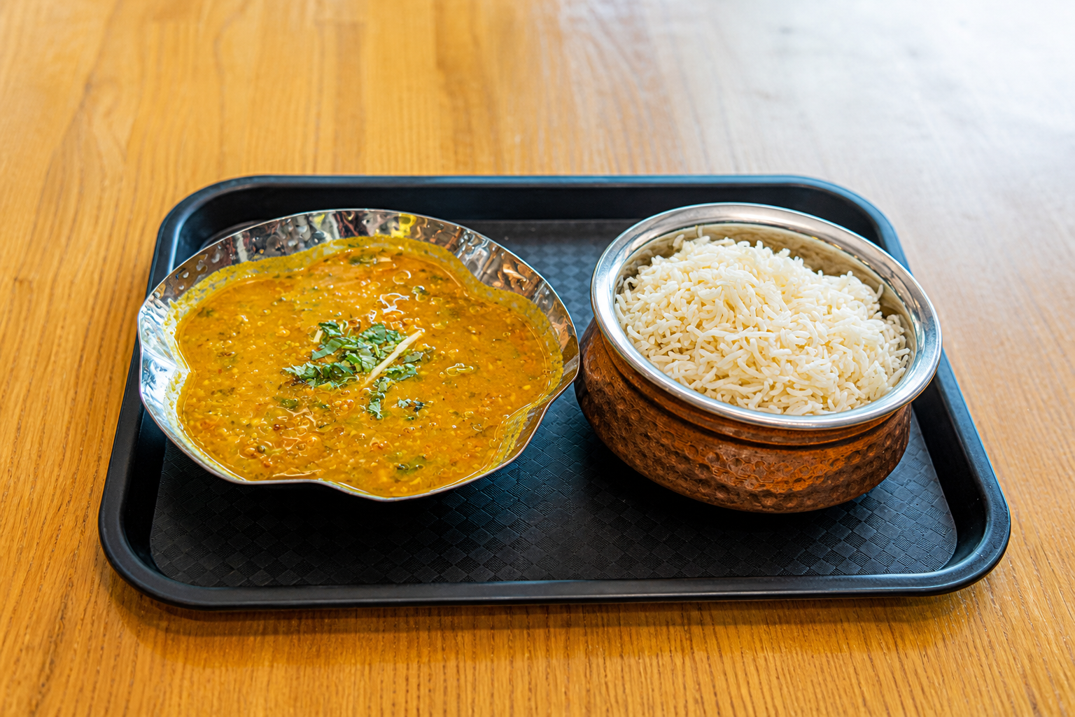 Dal Tadka with Rice, North Indian comfort food at Dilli-6 San Ramon
